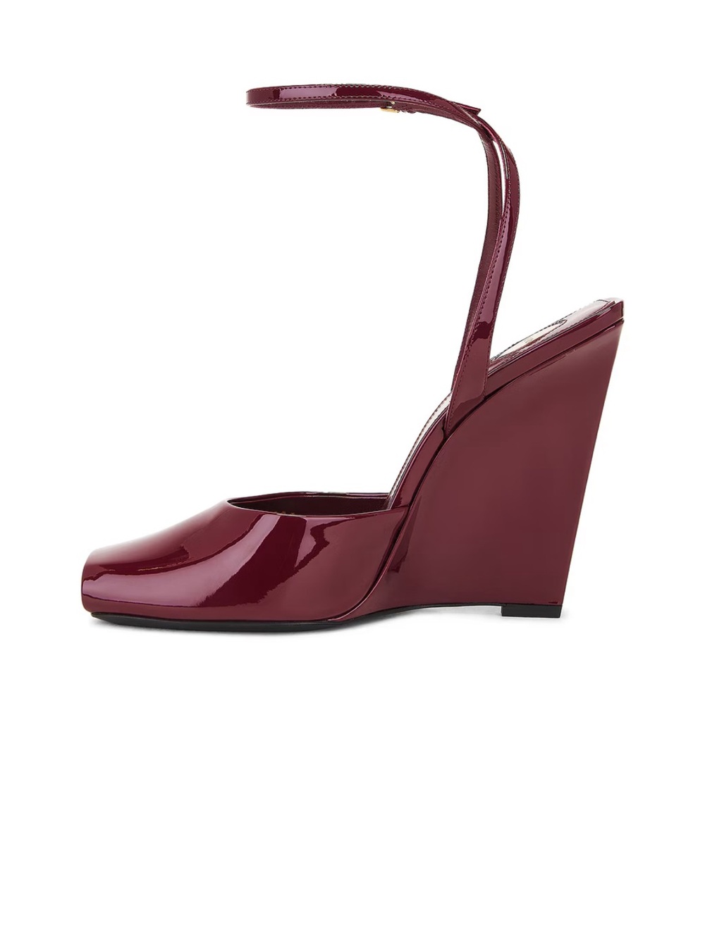 Saint Laurent orhand peep toe Wedge Ankle-Strap Pumps
